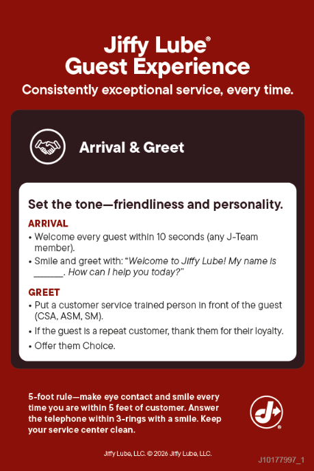 Pillar Card - Guest Experience 4" x 6" (5 Pages)