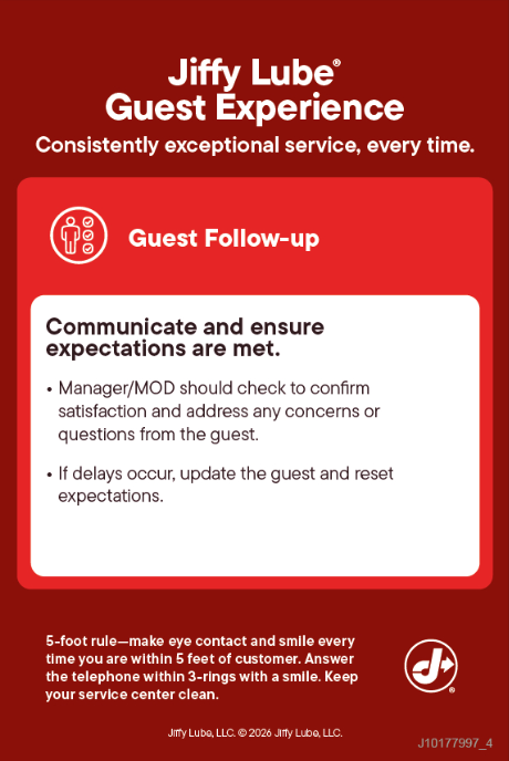 Pillar Card - Guest Experience 4" x 6" (5 Pages)