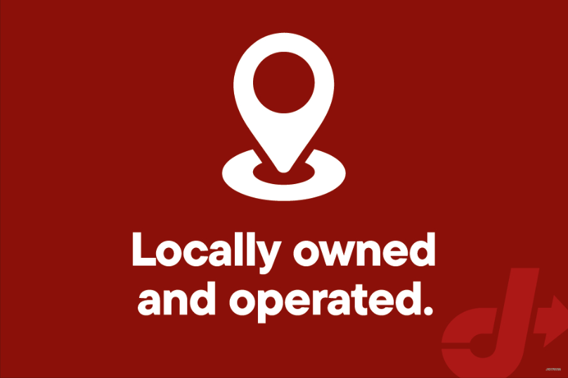 Curbside Handheld Sign - Locally Owned