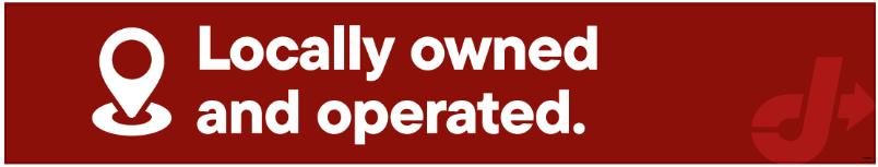 Bay Door Banner - Locally Owned