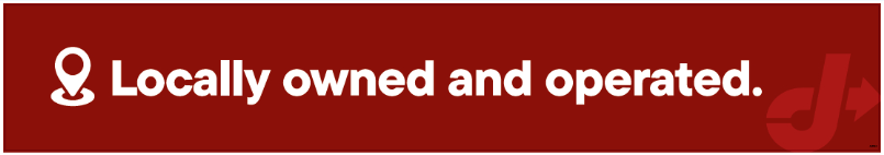 Bay Door Banner - Locally Owned