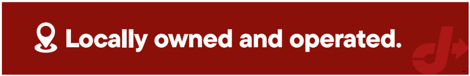Bay Door Banner - Locally Owned