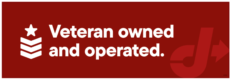 Bay Door Banner - Veteran Owned