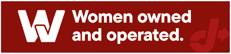 Bay Door Banner - Woman Owned