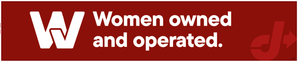 Bay Door Banner - Woman Owned