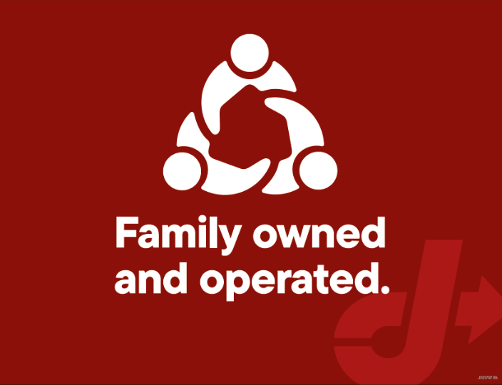 H-Stake sign - Family Owned