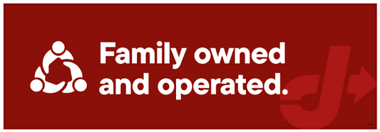 Bay Door Banner - Family Owned